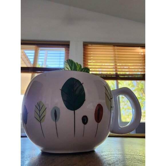 2007 Starbucks Autumn Fall Thanksgiving Leaves Coffee Cup Tea Mug 9oz - Picture 4 of 7